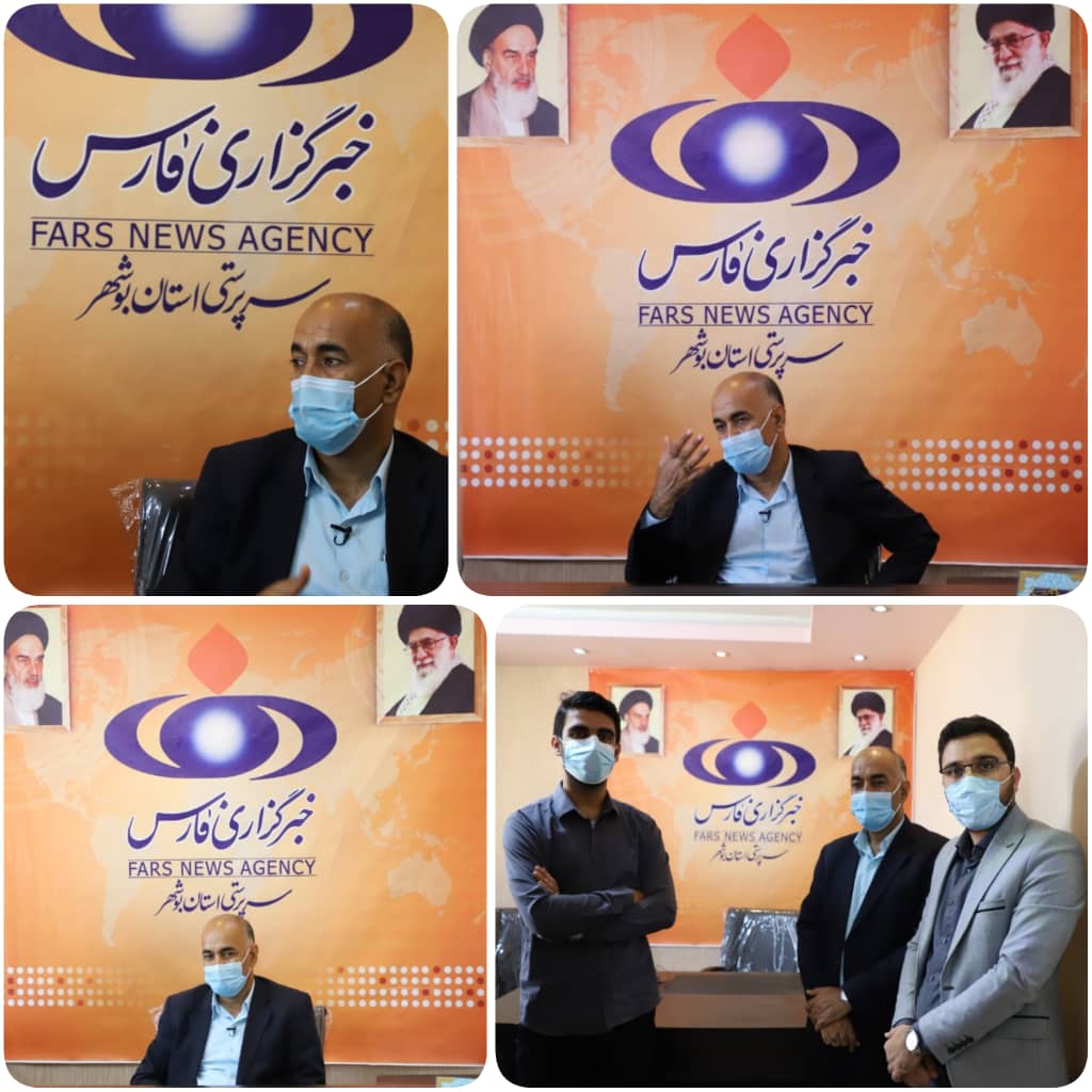 حضور مدیر عامل شرکت آب و فاضلاب استان بوشهر در خبرگزاری فارس